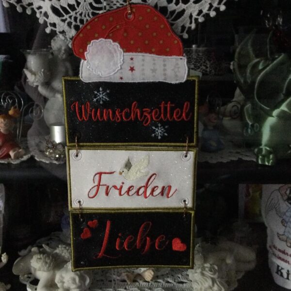 ITH Stickdatei Wunschzettel