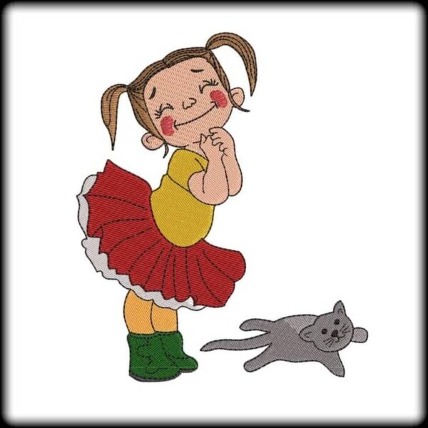 Stickdatei Mädchen Mimi