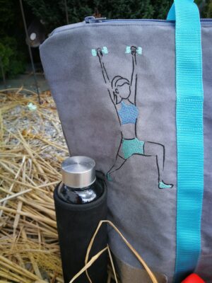 Stickdatei Sport mit Sprüchen