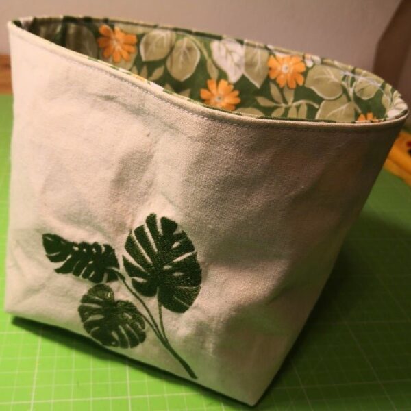 Stickdatei Monstera Blumen Blatt