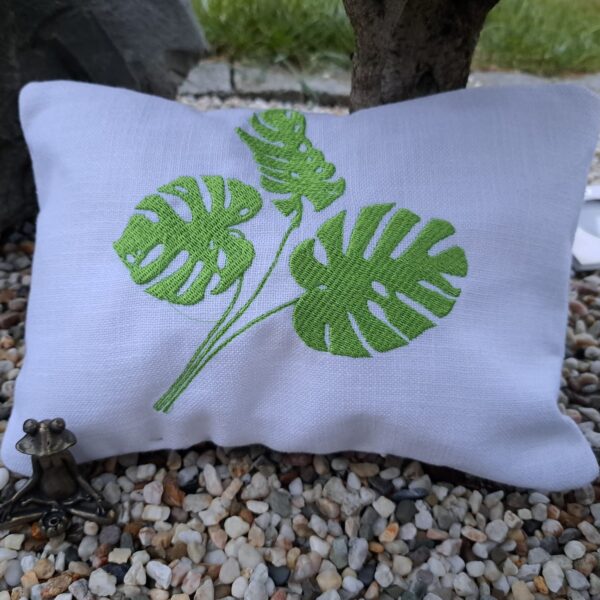 Stickdatei Monstera Blumen Blatt