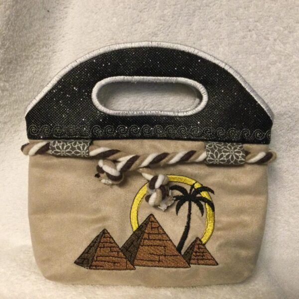 Stickdatei Pyramiden Ägypten – Silhouette Design