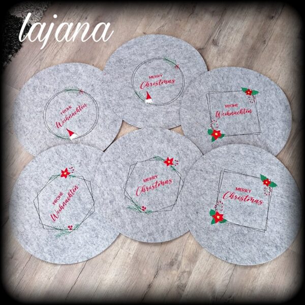 Stickdatei Weihnachten Rahmen