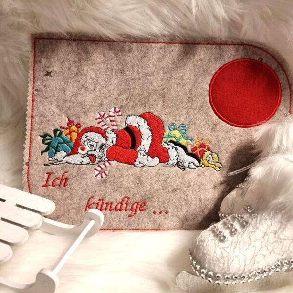 Stickdatei Weihnachtsmann - Santa
