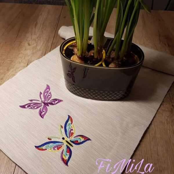 Stickdatei Schmetterling Papillon Uni