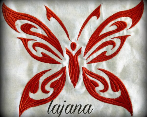 Stickdatei Schmetterling Papillon Uni