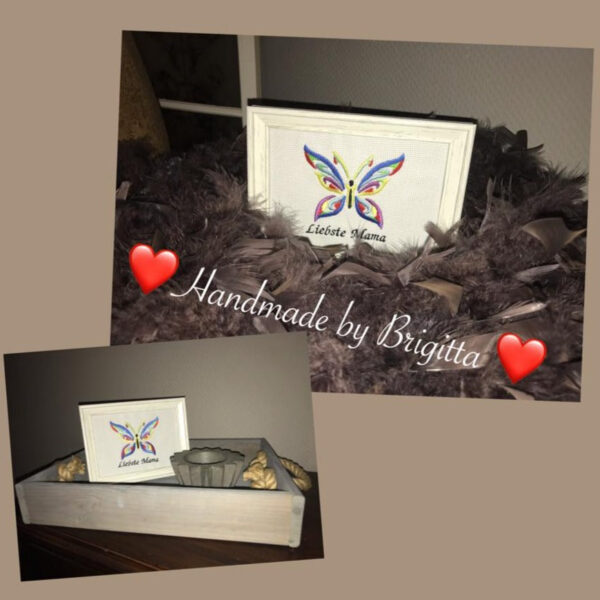 Stickdatei Schmetterling Papillon Uni