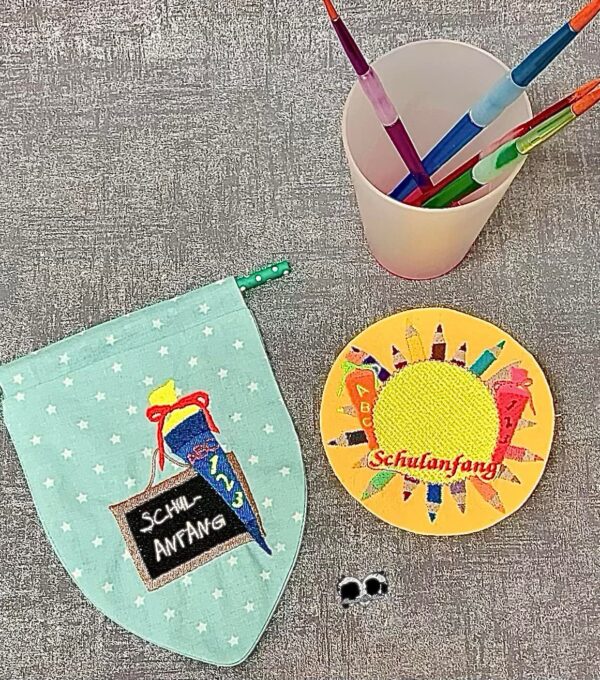 Stickdatei Schulanfang Set 3-teilig