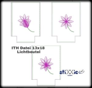 ITH Stickdatei Lichtbeutel Set