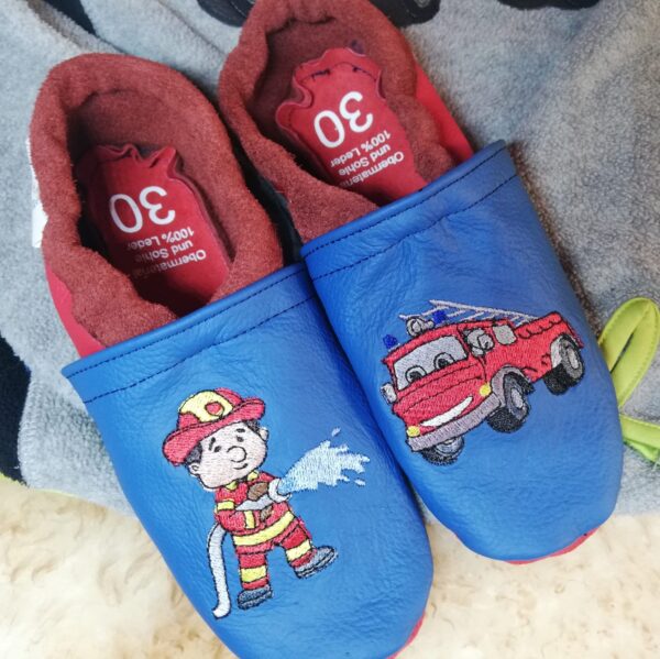 Stickdatei Traktor-Feuerwehrauto-Feuerwehrmann Set