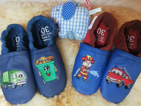 Stickdatei Traktor-Feuerwehrauto-Feuerwehrmann Set