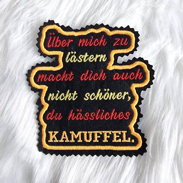 Stickdatei Sprüche Spruch Kamuffel