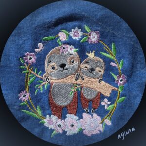 Stickdatei Faultier Vollstick