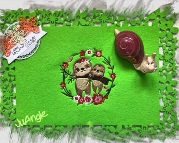 Stickdatei Faultier Vollstick