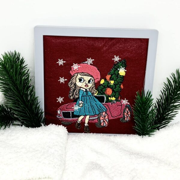 Stickdatei Weihnachten Vintage