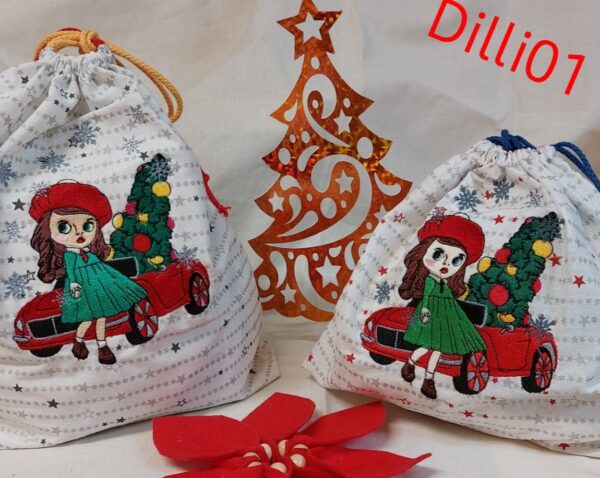 Stickdatei Weihnachten Vintage