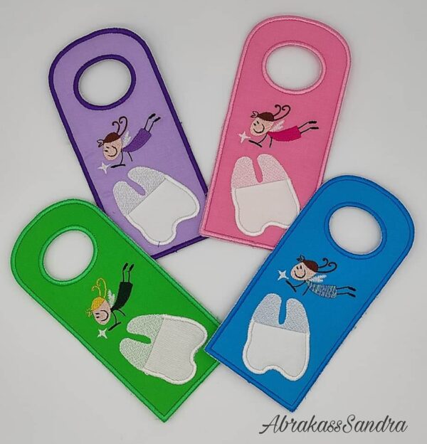 ITH Stickdatei Set und Doodleappli Zahnfee 3-teilig