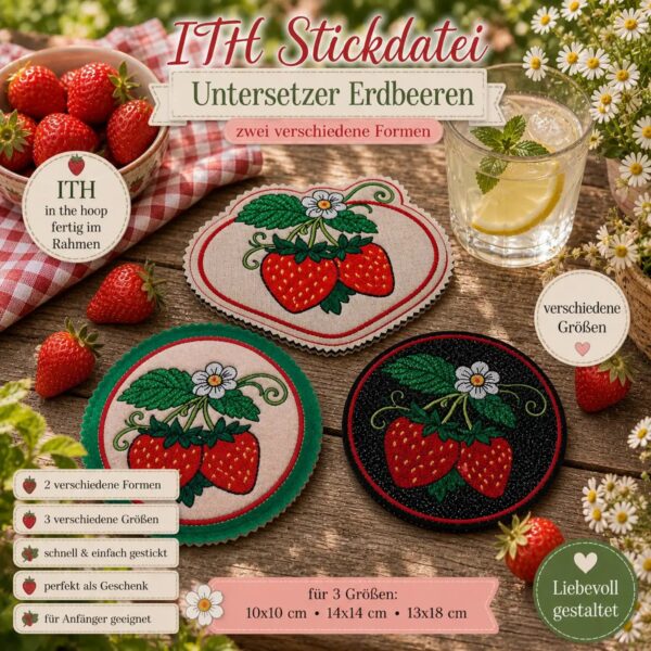 ith-stickdatei-untersetzer-erdbeere_10.jpg ITH Stickdatei Erdbeer-Untersetzer 🍓 – Runde Untersetzer & Teilapplikation in 3 Größen