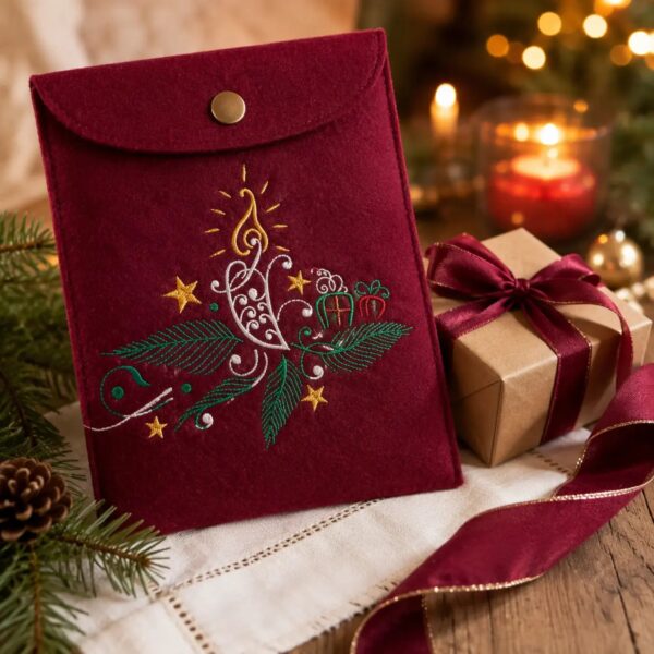 Stickdatei Weihnachtsmotiv »Edel«