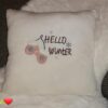 Stickdatei DoodleAppli Hello Winter von stiXXie by lajana