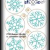 ITH Stickdatei Schneeflocken 5-er von stiXXie by lajana