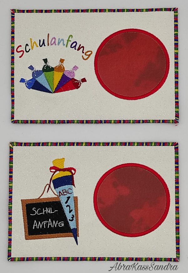 Stickdatei Schulanfang Set 3-teilig von stiXXie by lajana